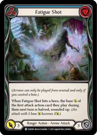 Fatigue Shot (Blue) (EVR096) (1st Edition) Rainbow Foil - Everfest