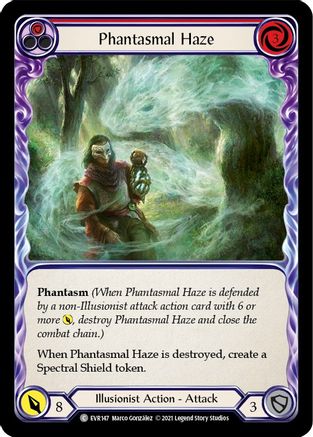 Phantasmal Haze (Red) (EVR147) (1st Edition) Rainbow Foil - Everfest
