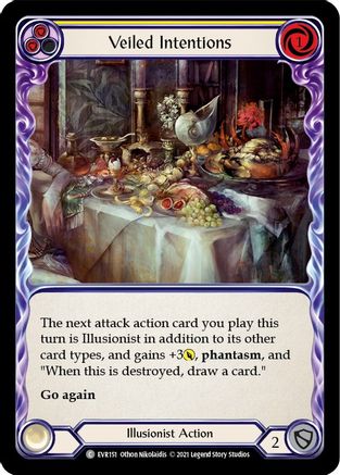 Veiled Intentions (Yellow) (EVR151) (1st Edition) - Everfest