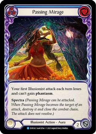 Passing Mirage (EVR142) 1st Edition Rainbow Foil - Everfest