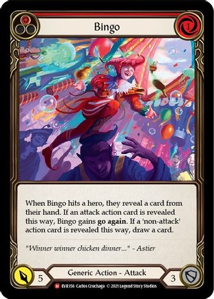 Bingo (EVR156) (1st Edition) Rainbow Foil - Everfest