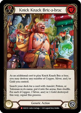 Knick Knack Bric-a-brac (EVR159) (1st Edition) Rainbow Foil - Everfest