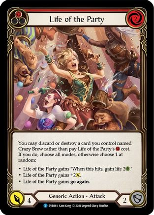 Life of the Party (Red) (EVR161) (1st Edition) - Everfest