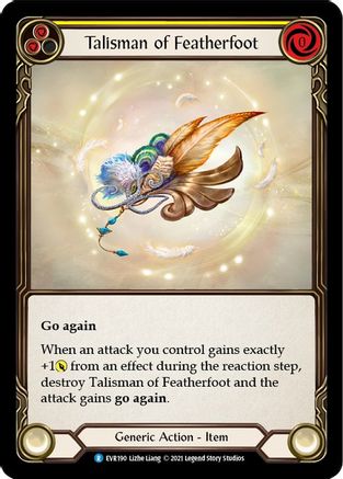 Talisman of Featherfoot (EVR190) (1st Edition) - Everfest