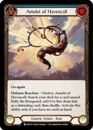 Amulet of Havencall (EVR178) (1st Edition) Cold Foil - Everfest