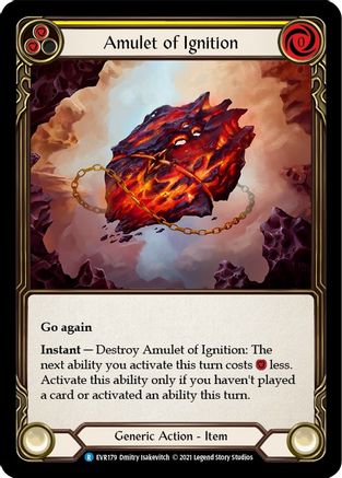 Amulet of Ignition (EVR179) (1st Edition) Cold Foil - Everfest