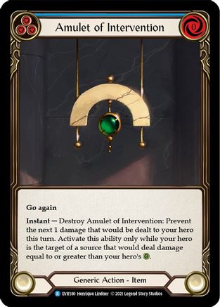 Amulet of Intervention (EVR180) (1st Edition) Cold Foil - Everfest
