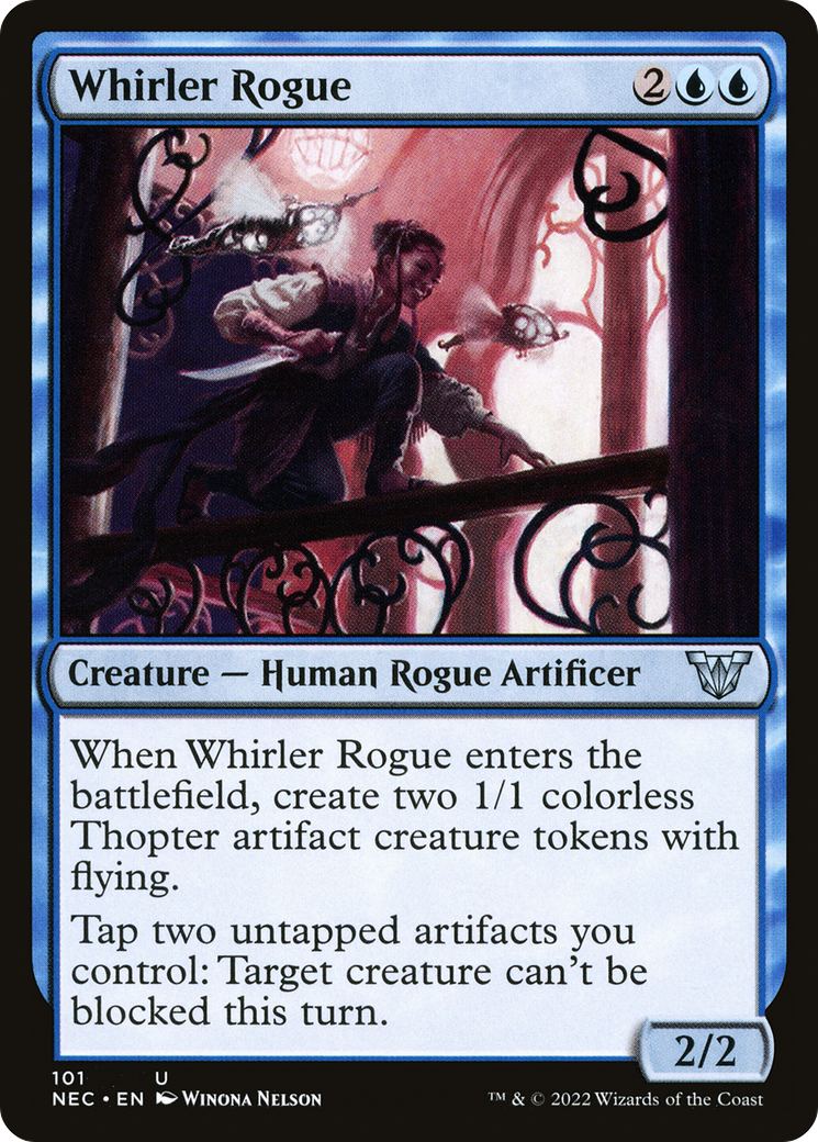 Whirler Rogue [Kamigawa: Neon Dynasty Commander] | Silver Goblin