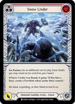Snow Under (Red) (OLD009) - Blitz Deck: Tales of Aria - Oldhim