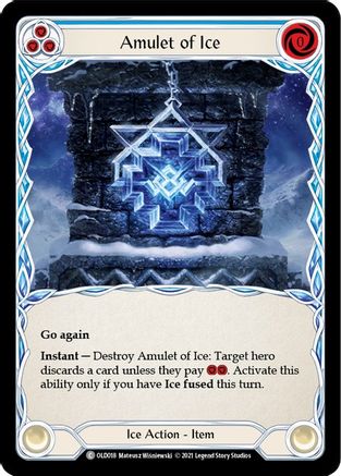 Amulet of Ice (OLD018) - Blitz Deck: Tales of Aria - Oldhim