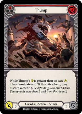 Thump (Red) (OLD028)  - Blitz Deck: Tales of Aria - Oldhim