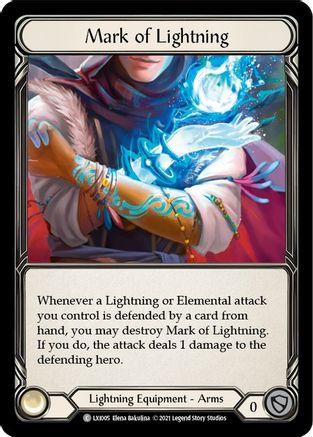 Mark of Lightning (LXI005)  - Blitz Deck: Tales of Aria - Lexi