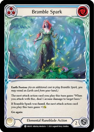 Bramble Spark (Blue) (BRI015) - Blitz Deck: Tales of Aria - Briar