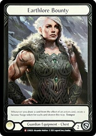 Earthlore Bounty (Extended Art) (EVR020) 1st Edition Cold Foil - Everfest