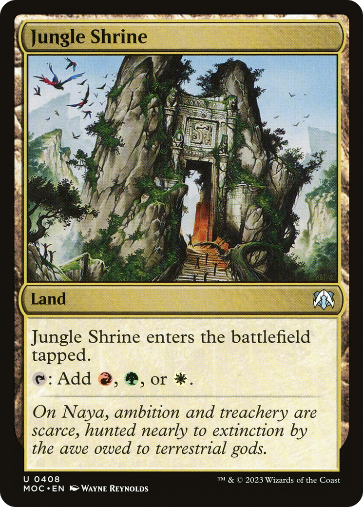 Jungle Shrine [March of the Machine Commander] | Silver Goblin