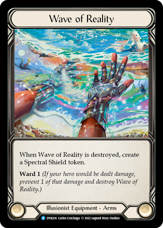 Wave of Reality [DYN214] (Dynasty)  Rainbow Foil | Silver Goblin