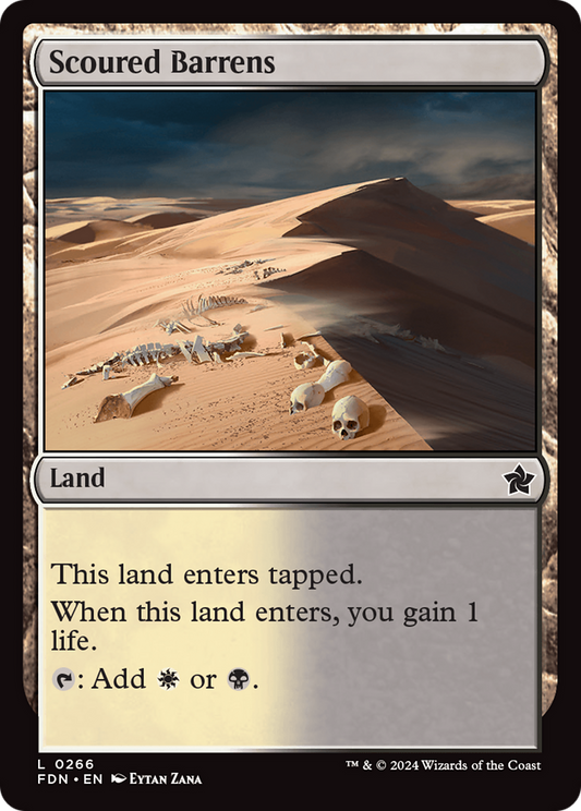 Scoured Barrens [Foundations] Foil
