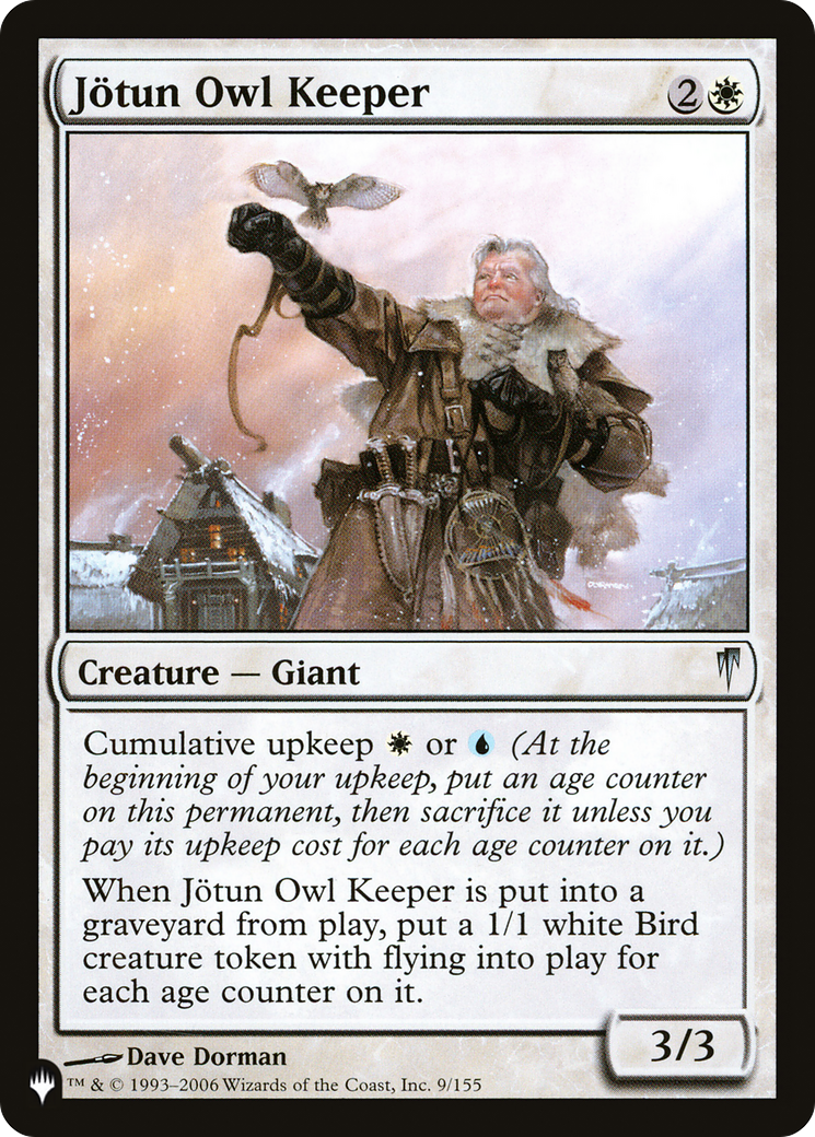 Jötun Owl Keeper (CSP-9) - The List