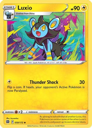 Luxio (050/172) [Sword & Shield: Brilliant Stars] | Silver Goblin