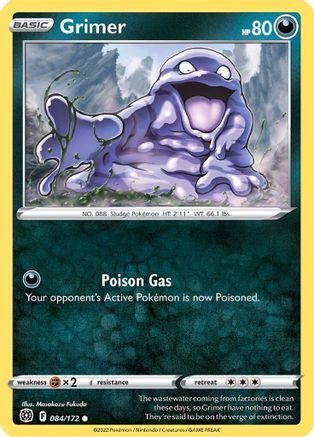 Grimer (084/172) [Sword & Shield: Brilliant Stars] | Silver Goblin