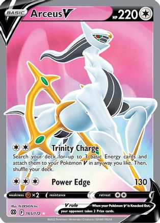 Arceus V (Full Art) (165) Holofoil - Brilliant Stars