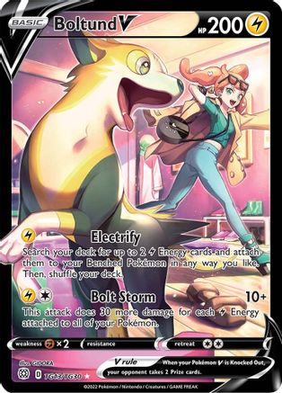 Boltund V (TG13) Holofoil - Brilliant Stars Trainer Gallery