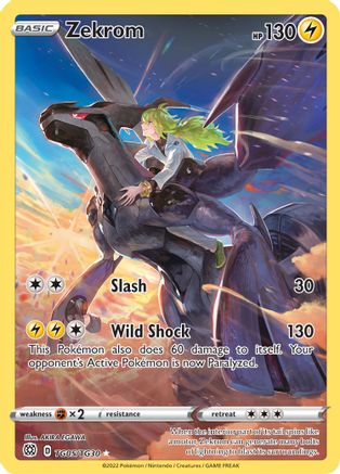 Zekrom (TG05) Holofoil - SWSH09 Brilliant Stars Trainer Gallery