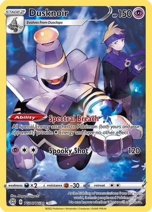 Dusknoir (TG06) Holofoil - SWSH09 Brilliant Stars Trainer Gallery