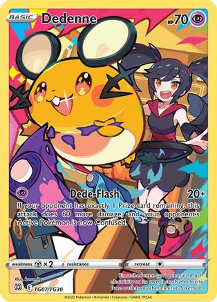 Dedenne (TG07) Holofoil - SWSH09 Brilliant Stars Trainer Gallery