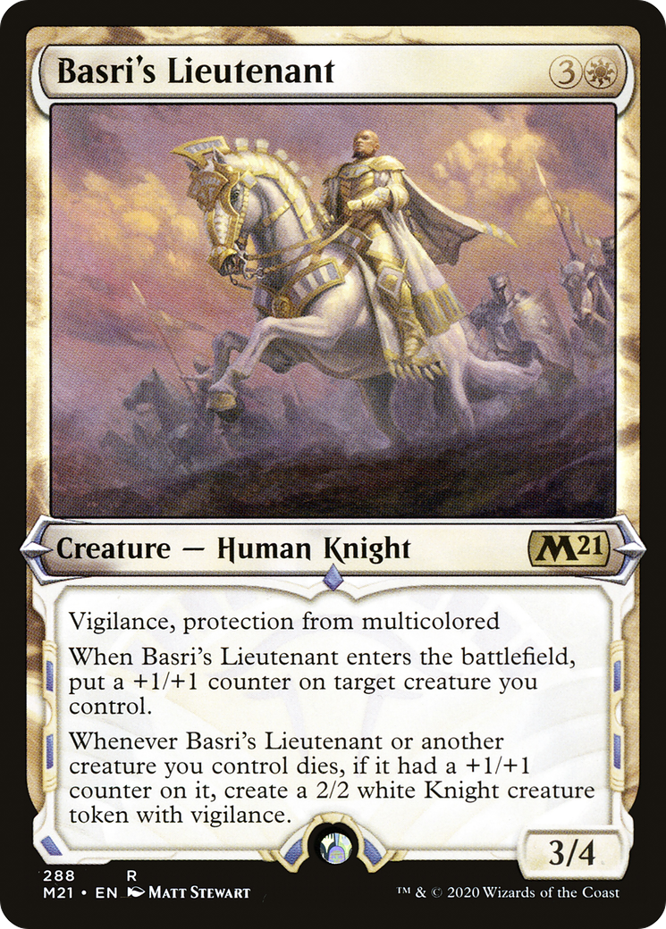 Basri's Lieutenant (Showcase) [Core Set 2021] Foil