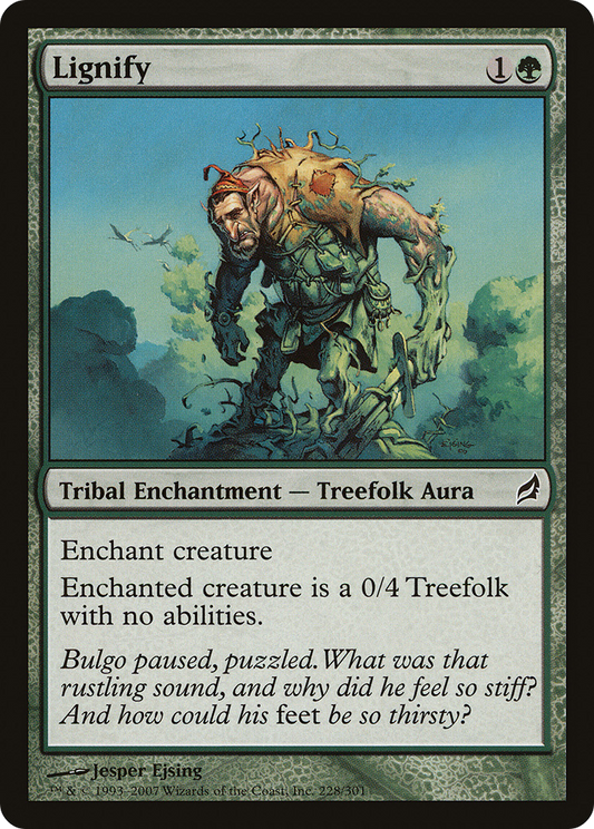 Lignify [Lorwyn] Foil