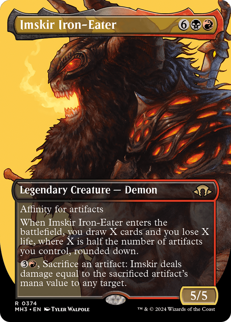 Imskir Iron-Eater (Borderless) [Modern Horizons 3] Foil