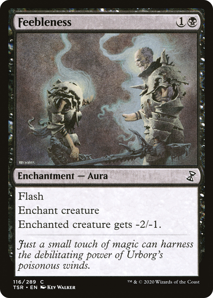 Feebleness (116) Foil - Time Spiral Remastered
