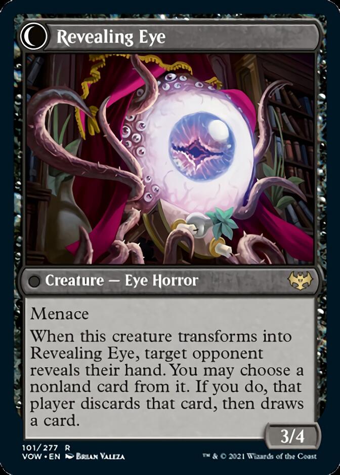 Concealing Curtains // Revealing Eye (101) Foil - Innistrad: Crimson Vow