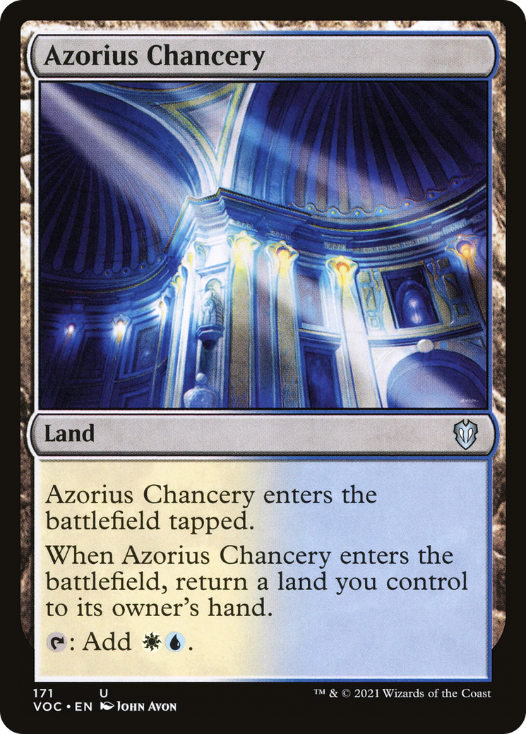 Azorius Chancery [Innistrad: Crimson Vow Commander] | Silver Goblin