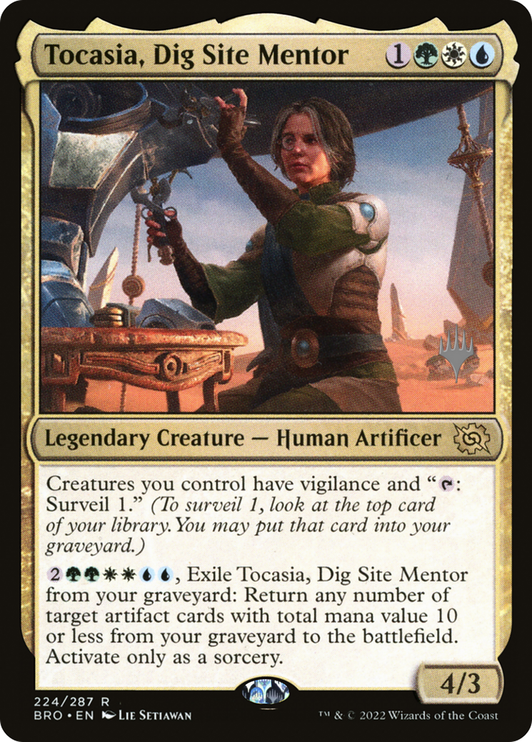 Tocasia, Dig Site Mentor (224) - The Brothers' War Promos