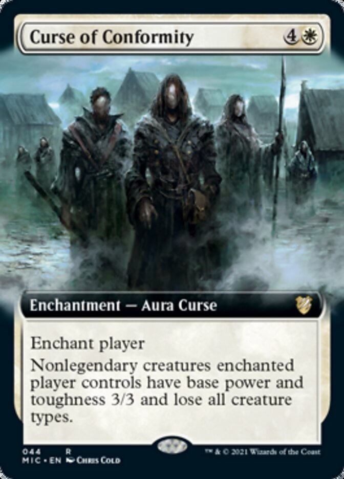 Curse of Conformity (Extended Art) [Innistrad: Midnight Hunt Commander] | Silver Goblin