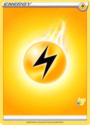 Lightning Energy (#10 Pikachu Stamped) () - Battle Academy 2022