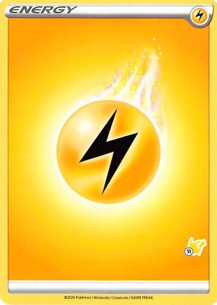 Lightning Energy (#11 Pikachu Stamped) () - Battle Academy 2022