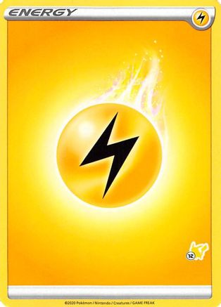 Lightning Energy (#12 Pikachu Stamped) () - Battle Academy 2022