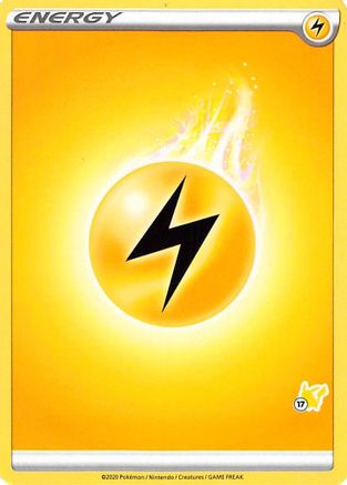 Lightning Energy (#17 Pikachu Stamped) () - Battle Academy 2022