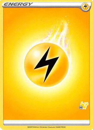 Lightning Energy (#22 Pikachu Stamped) () - Battle Academy 2022