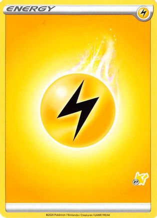 Lightning Energy (#27 Pikachu Stamped) () - Battle Academy 2022