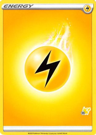 Lightning Energy (#35 Pikachu Stamped) () - Battle Academy 2022