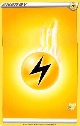 Lightning Energy (#39 Pikachu Stamped) () - Battle Academy 2022