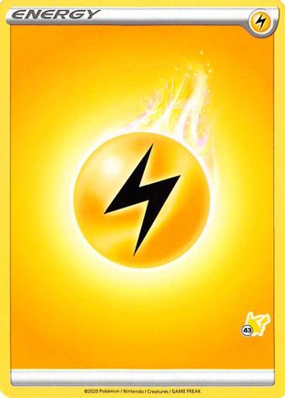 Lightning Energy (#43 Pikachu Stamped) () - Battle Academy 2022
