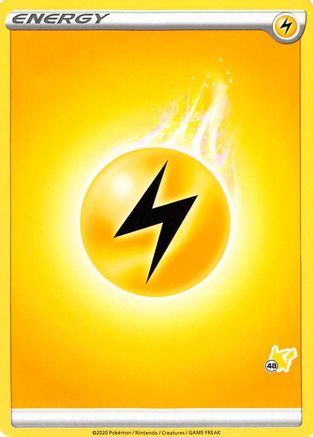 Lightning Energy (#48 Pikachu Stamped) () - Battle Academy 2022