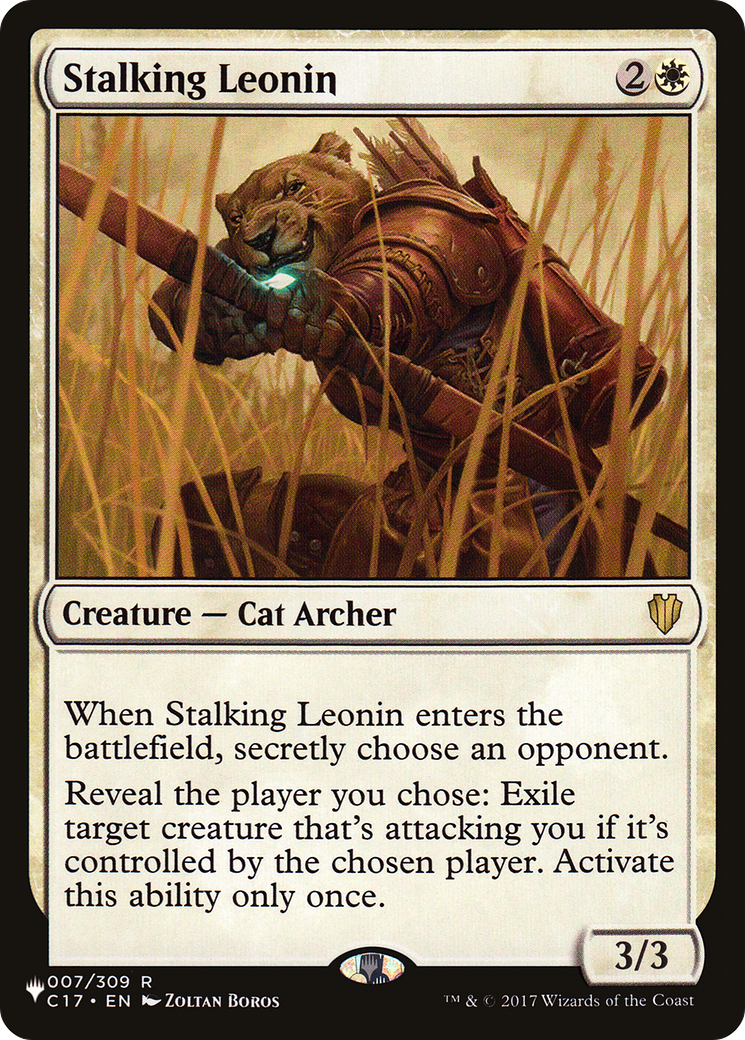 Stalking Leonin (C17-7) - The List