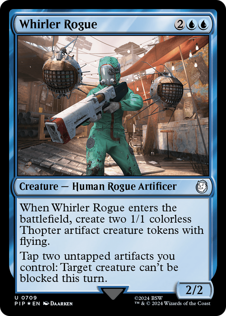 Whirler Rogue (Surge Foil) [Fallout] | Silver Goblin