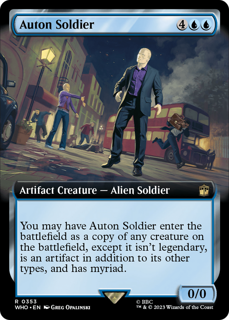 Auton Soldier (Extended Art) (353) - Doctor Who